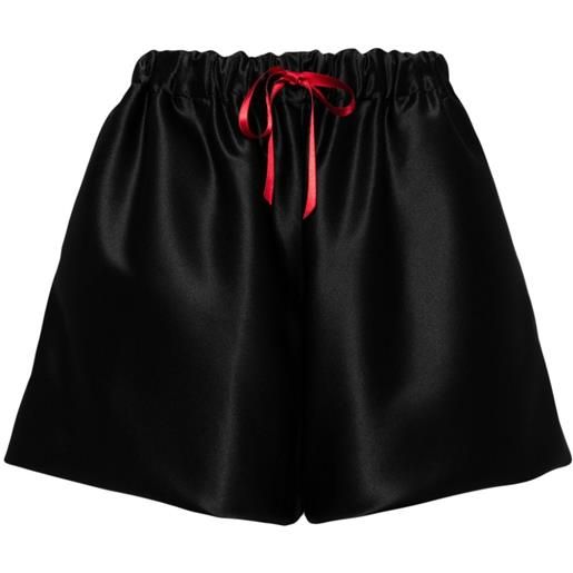 Simone Rocha shorts con coulisse - nero