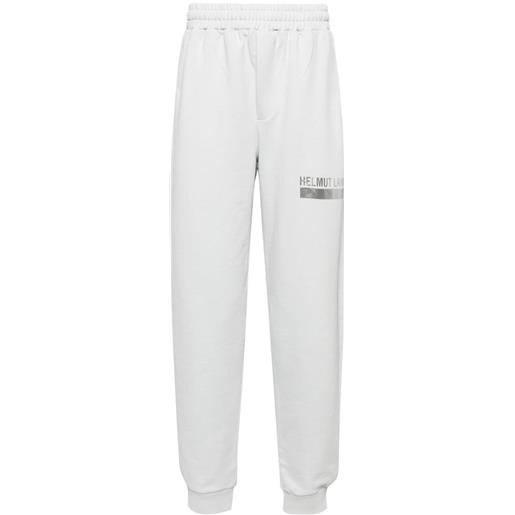 Helmut Lang pantaloni sportivi con stampa - blu