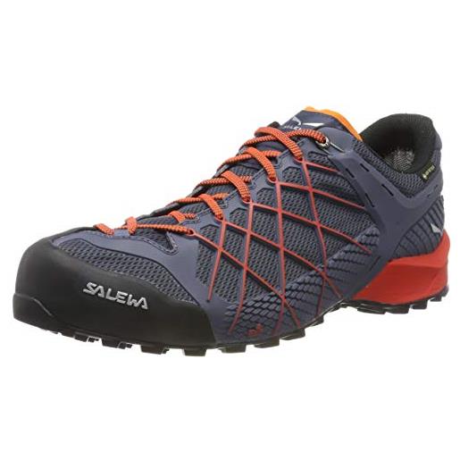 SALEWA ms wildfire gtx, scarpe da trekking uomo, black olive wallnut, 46.5 eu