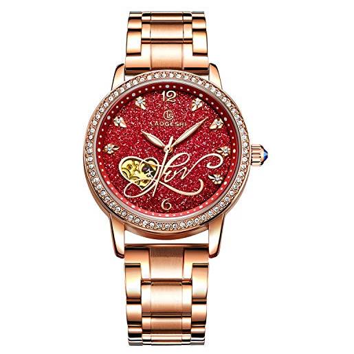 RORIOS automatico meccanico orologio donna luminoso orologio da polso shining cielo stellato dial elegant women watches