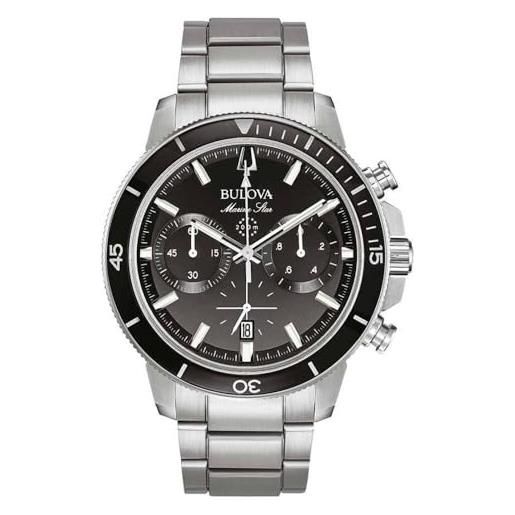 Bulova new Bulova marine star orologio acciaio uomo crono 96b272