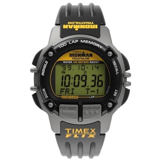 Timex orologio digitale al quarzo uomo con cinturino in plastica tw2v64900