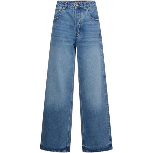 JACQUEMUS jeans larghi vita alta le de-nîmes