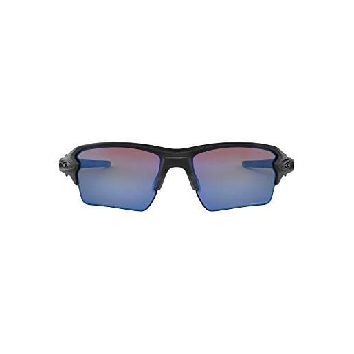 Oakley 0oo9188 occhiali da sole, nero (matte black/prizmdeeph2opolarized), 59 uomo