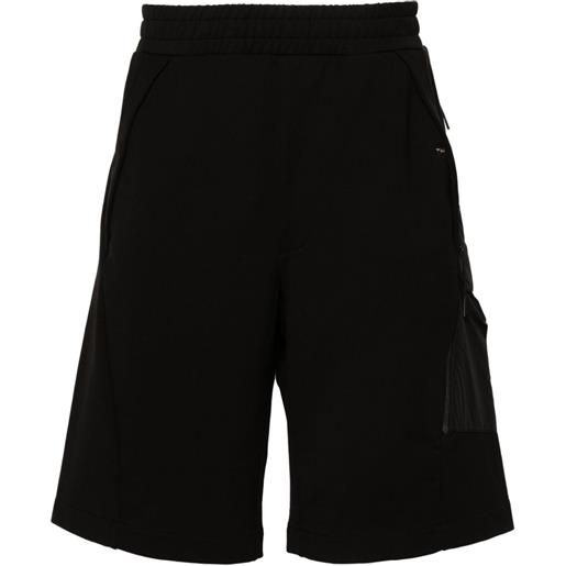 C.P. Company shorts sportivi con stampa - nero