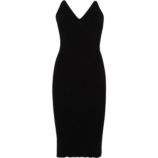 Coperni abito a coste - nero