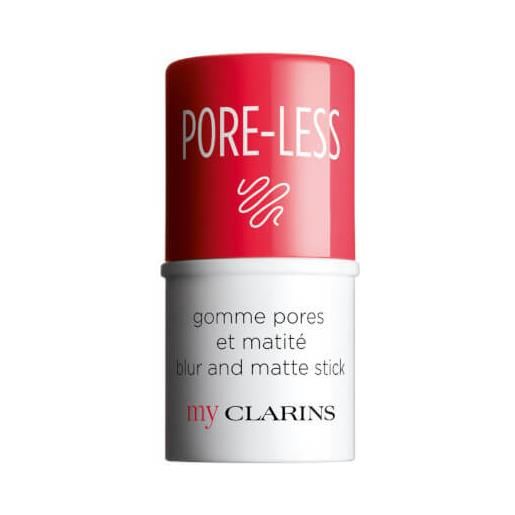 Clarins stick minimizzante pori pore-less (blur and matte stick) 3,2 g