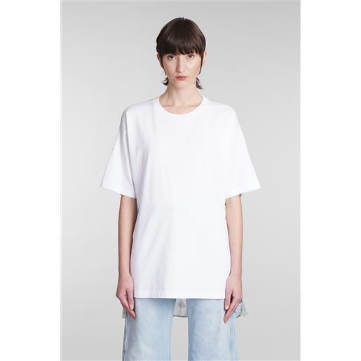 Stella McCartney t-shirt in cotone bianco