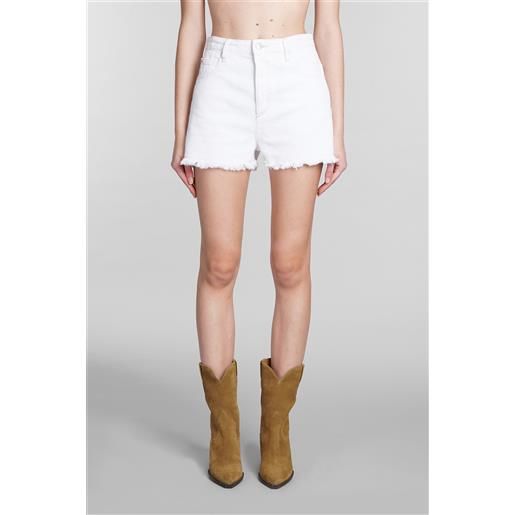 Isabel Marant shorts lesia in cotone bianco