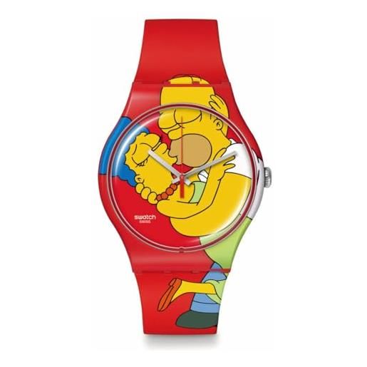 Swatch orologio collezione the simpsons swett embrace edition san valentino so29z120