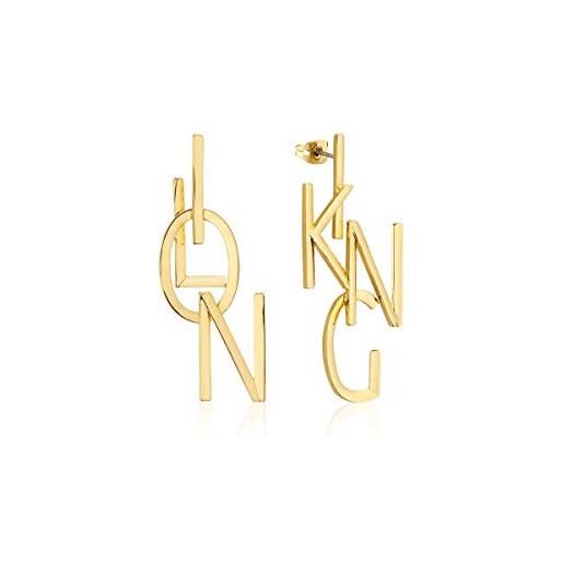 Disney Couture kingdom - orecchini placcati oro con lettere