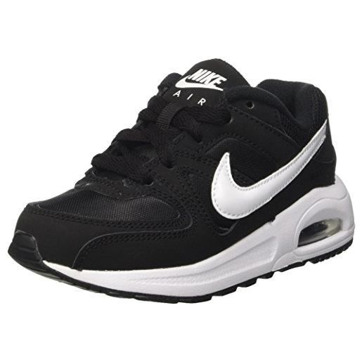 Nike air max command flex (ps), scarpe da ginnastica bambino, nero (blackwhitewhite 011), 30 eu