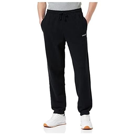 Levi's red tab sweatpant mineral black, pantaloni sportivi uomo, mineral black, xxs