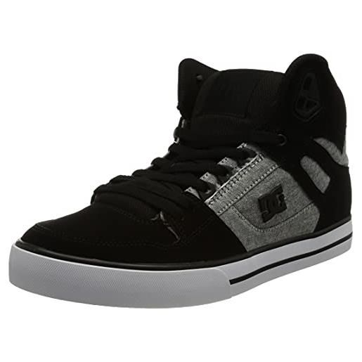DC Shoes pure high top-scarpe in pelle, ginnastica uomo, nero, 40 eu