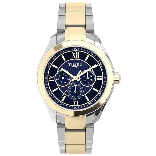 Timex orologio quarzo digitale uomo con cinturino in acciaio inossidabile tw2v95500ji