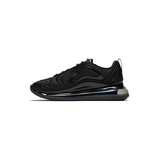 Nike air max 720, scarpe da corsa uomo, black/black/anthracite, 38.5 eu
