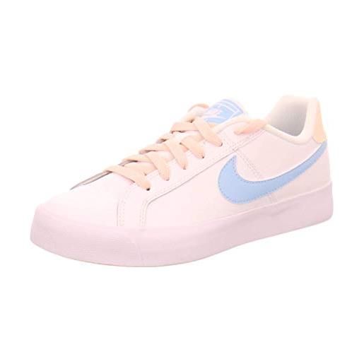 Nike wmns court royale ac, sneaker donna, bianco (white/bleached coral/ghost aqua 107), 39 eu