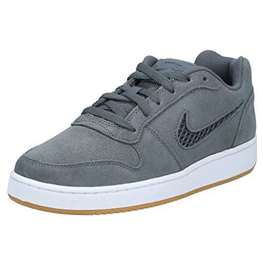 Nike wmns ebernon low prem, scarpe da basket donna, multicolore (dark grey/dark grey/platinum tint 001), 36.5 eu