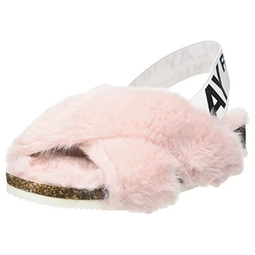 Replay italy-birky fur, sandali, 044 rosa, 33 eu