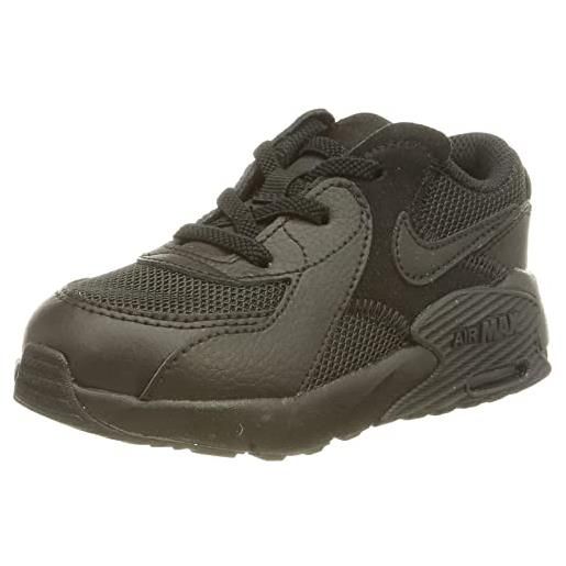 Nike air max excee, scarpe da ginnastica unisex-bambini, black, 21 eu