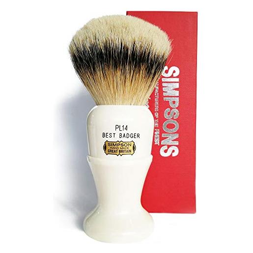 Simpson Shaving Brushes pennello da barba pl14 best badger