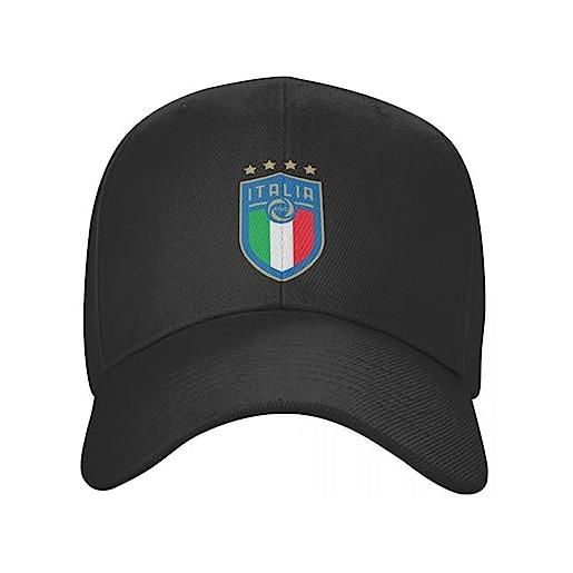 YUPACK berretto da baseball cappellino da baseball italia figc personalizzato per uomo donna traspirante calcio italiano regalo papà cappello all'aperto regalo