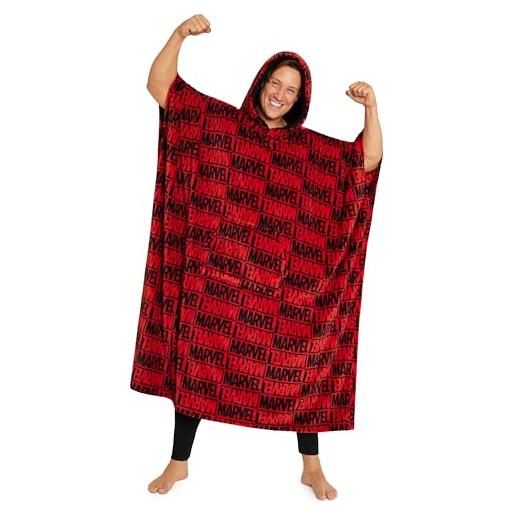 Marvel felpa uomo con cappuccio - felpa coperta con cappuccio oversize di pile - felpe giganti gadget regalo