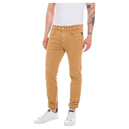 REPLAY m914y anbass hyperflex colour xlite jeans, clay 773, 28w / 30l uomo