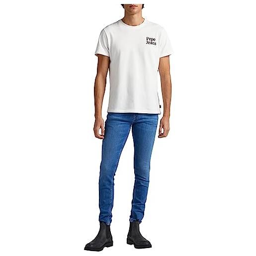 Pepe Jeans finsbury jeans, blu (denim-wn8), 40w / 34l uomo