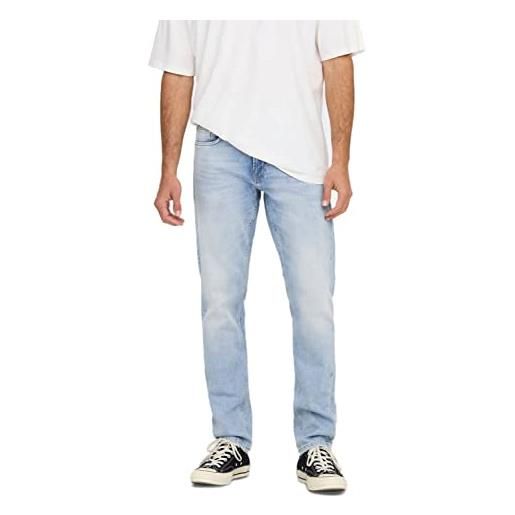 Only & Sons reg. Onsweft. Blu chiaro 4873 jeans noos, azzurro (denim azzurro), w34 / l32 uomo
