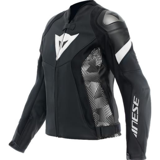 DAINESE giacca pelle donna avro 5 leather nero bianco DAINESE 40