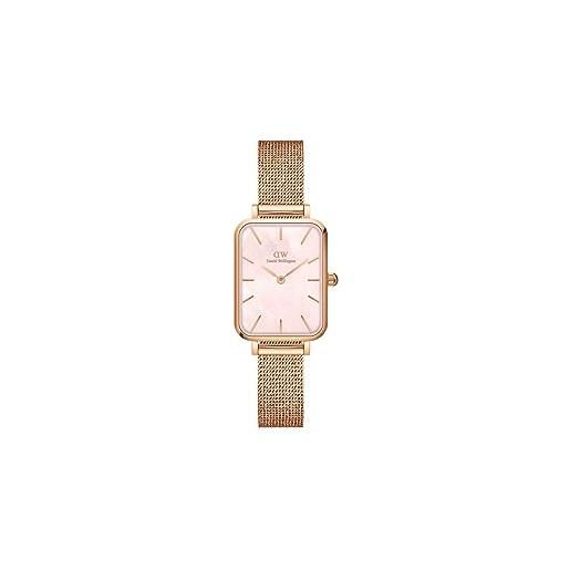 Daniel Wellington quadro orologi 20x26mm double plated stainless steel (316l) rose gold