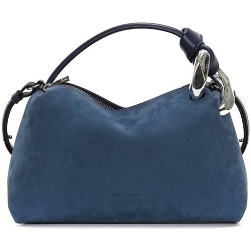 JW Anderson borsa tote jwa corner - blu