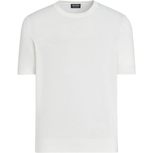 Zegna t-shirt girocollo - bianco