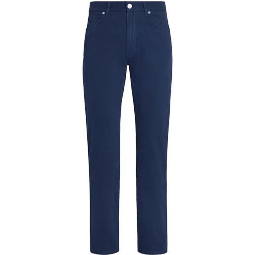 Zegna jeans slim roccia - blu