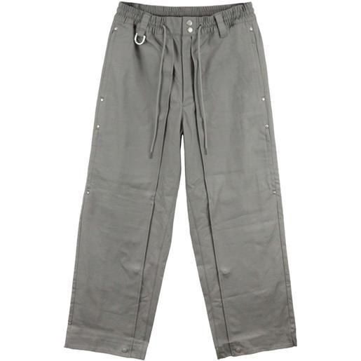Y-3 pantaloni dritti - grigio
