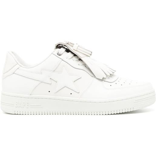 A BATHING APE® sneakers trapuntate - bianco