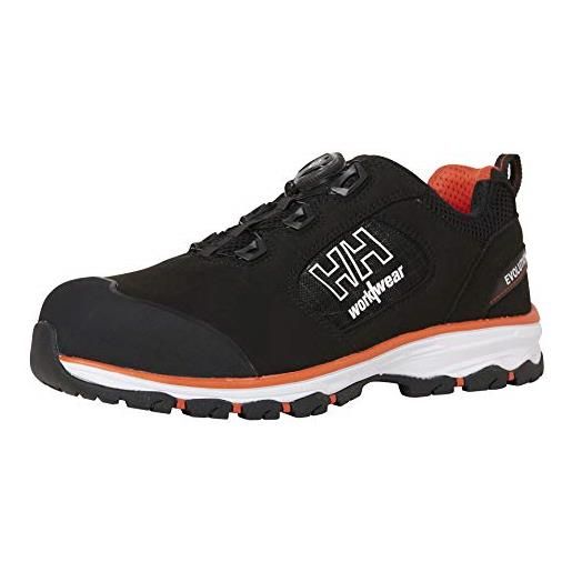 Helly Hansen Workwear sportivo, scarpe da bowling unisex-adulto, 992 nero arancione, 43 eu