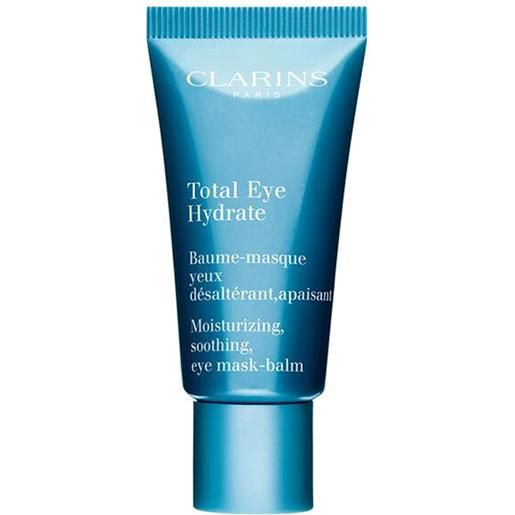 Clarins total eye hydrate 20 ml balsamo contorno occhi lenitivo rinfrescante maschera