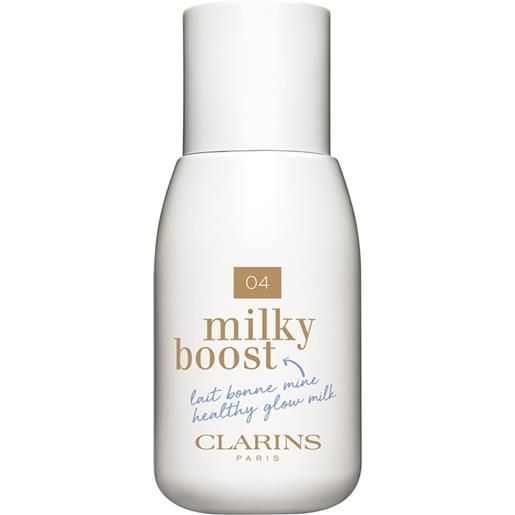 CLARINS milky boost 04 milky auburn illuminante levigante uniformante 50 ml