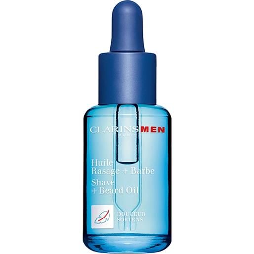 Clarins Clarins. Men huile rasage + barbe 30 ml lenitivo ammorbidente fortificante olio