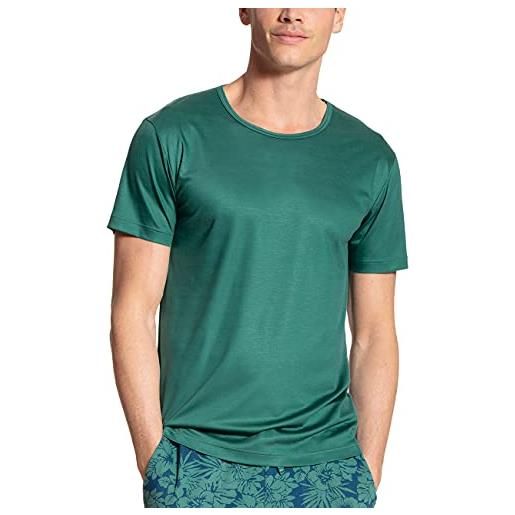 Calida t-shirt 100% natura parte superiore del pigiama, verde palude, 20-22 uomo