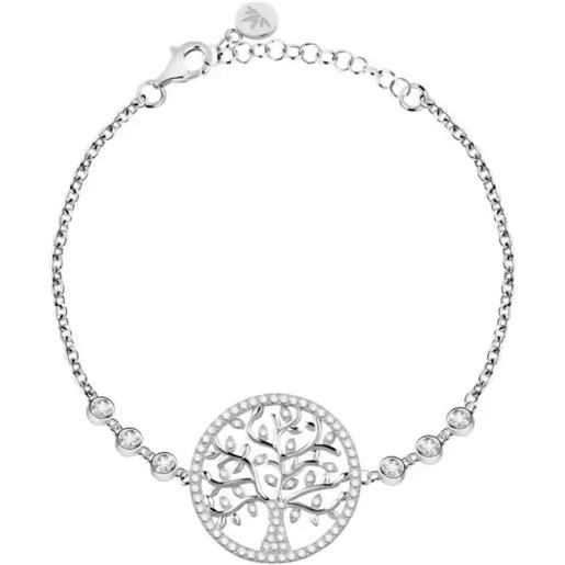 Morellato bracciale donna argentato Morellato satb08 albero della vita e cristalli argento 925