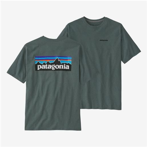 PATAGONIA tshirt logo responsabile glh - bianco