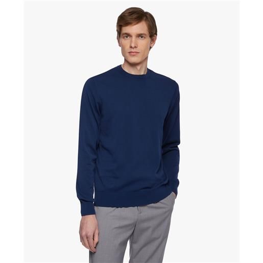Brooks Brothers maglione blu scuro in cotone