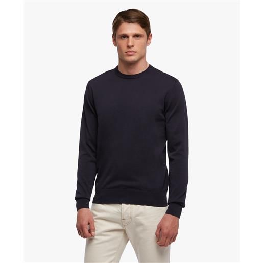 Brooks Brothers maglione navy in cotone