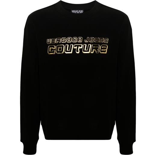 Versace Jeans Couture t-shirt con logo - nero