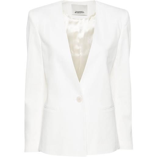 ISABEL MARANT blazer monopetto manzil - bianco