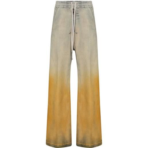 Rick Owens DRKSHDW jeans a gamba ampia geth belas - blu