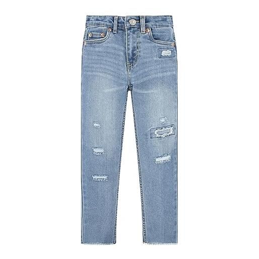 Levi's lvb 512 slim taper jean, jeans bambini e ragazzi, grigio (route 66), 8 anni